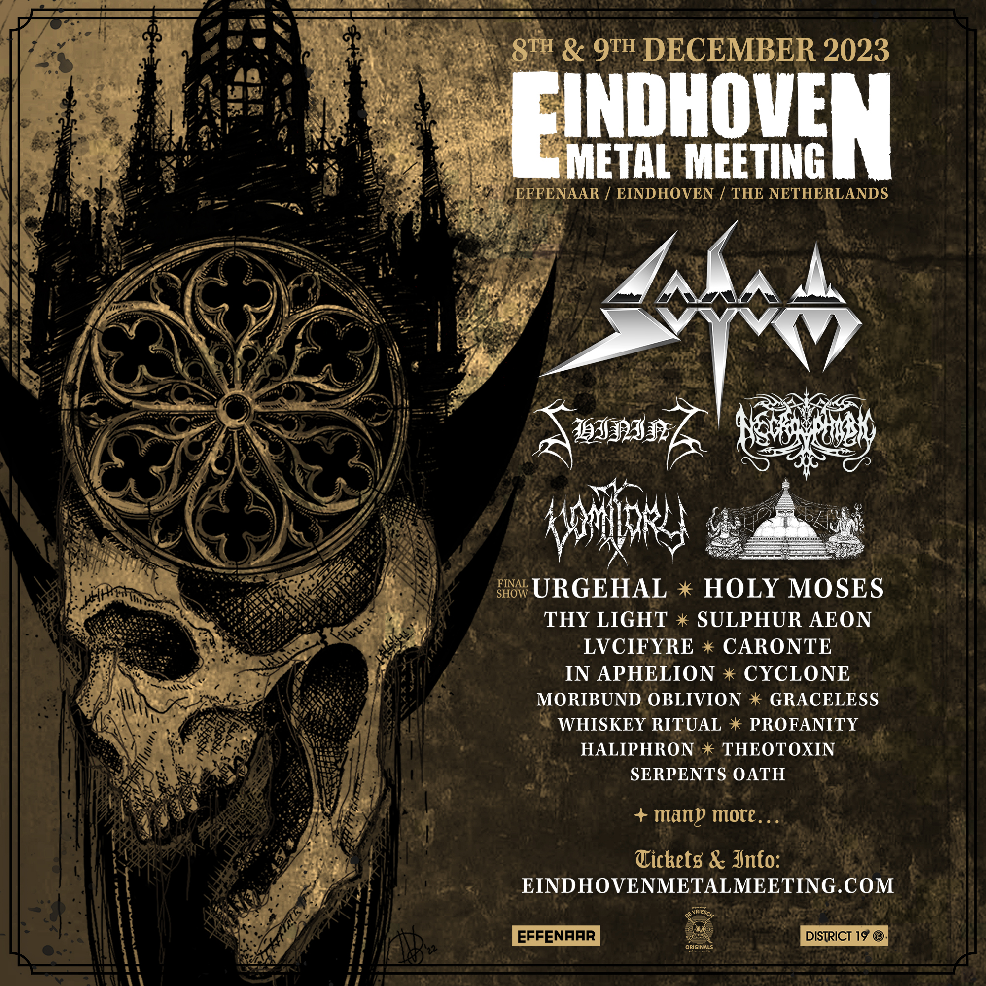 Nuevas confirmaciones del Eindhoven Metal Meeting 2023