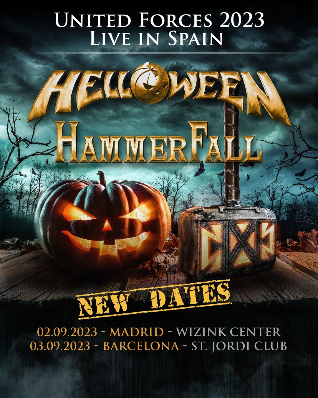 Helloween aplazan al mes de septiembre su dos fechas en España
