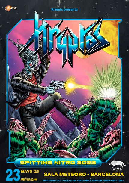 Fechas del “Spitting Nitro 2023 Tour” de Kryptos en mayo