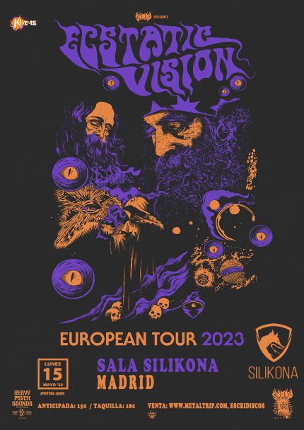 El último concierto de la gira de Ecstatic Vision en Madrid el 15 de mayo