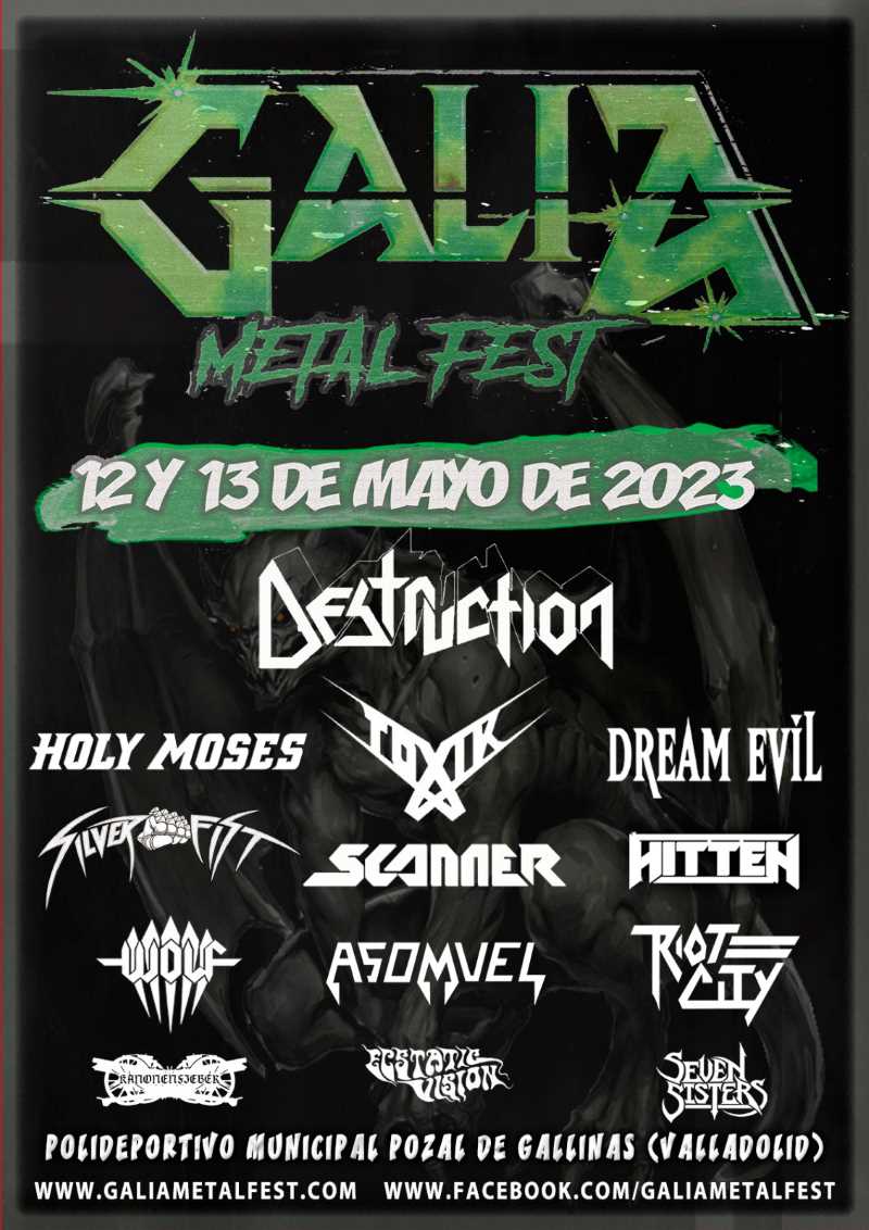 Confirmaciones del Galia Metal Fest 2023