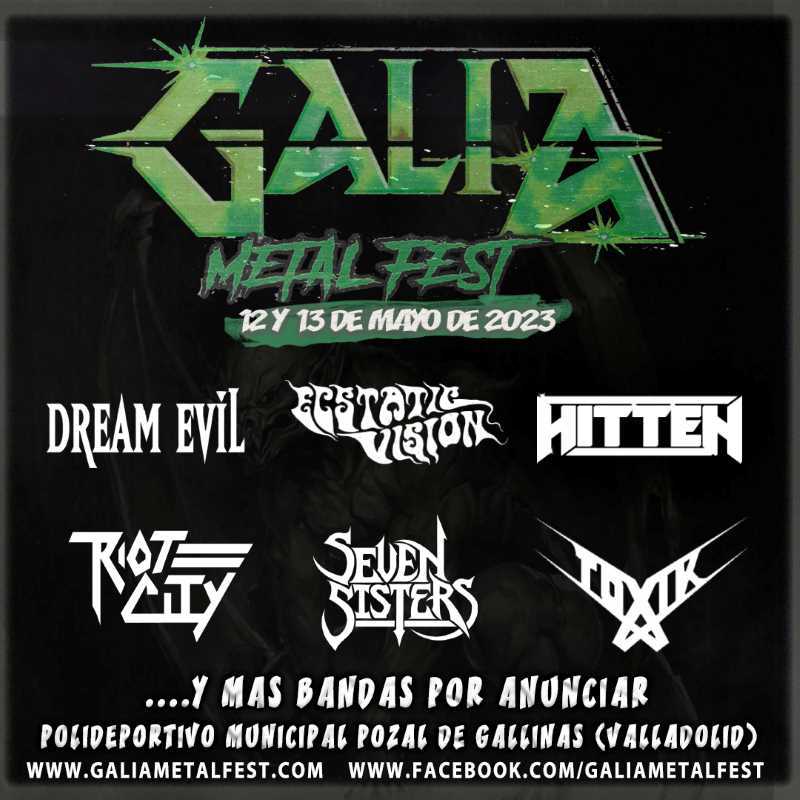 Confirmada la fecha y primeros grupos del Galia Metal Fest 2023