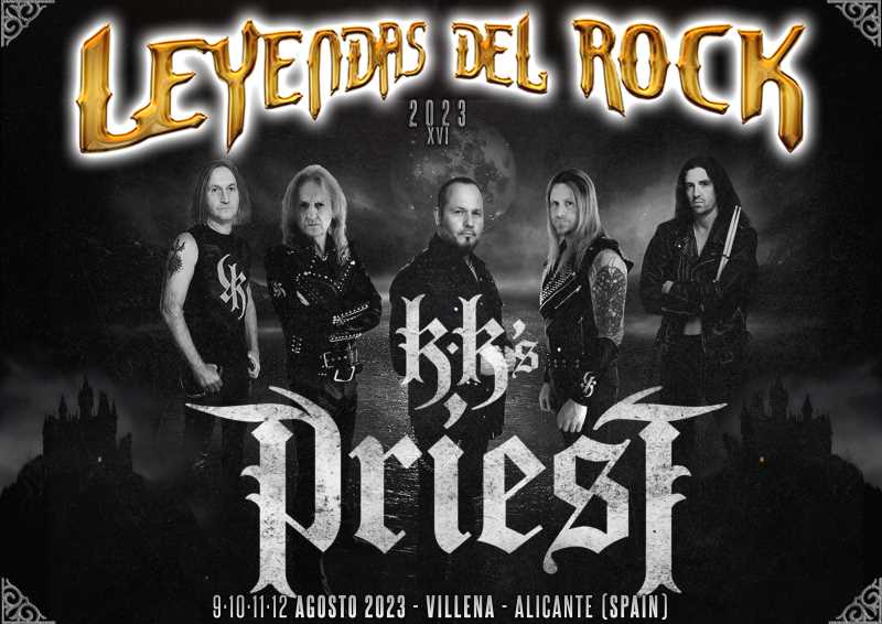 KK’s Priest confirmados con cabezas de cartel en el Leyendas del Rock 2023