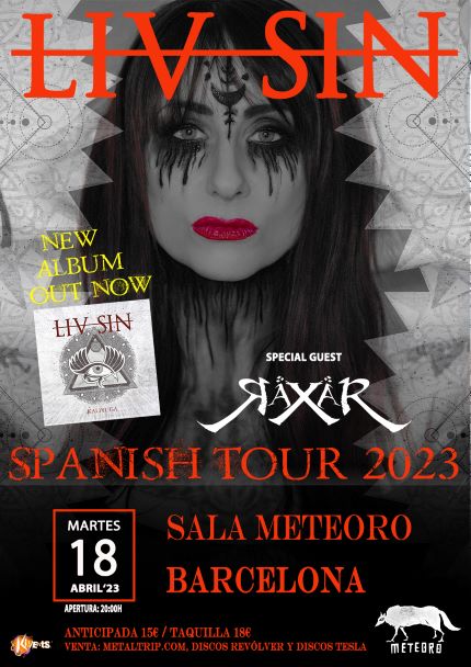 Liv Sin en directo en Barcelona