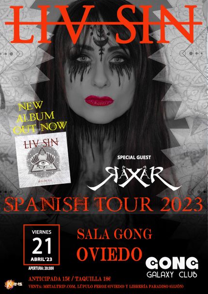 Liv Sin en directo en Oviedo