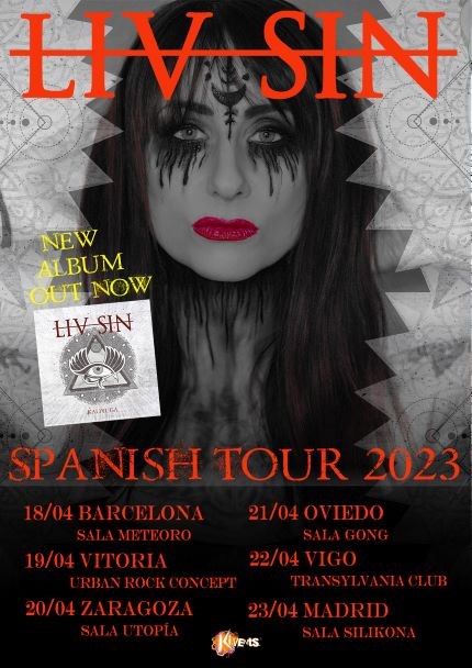 Confirmada la gira de los suecos Liv Sin para abril