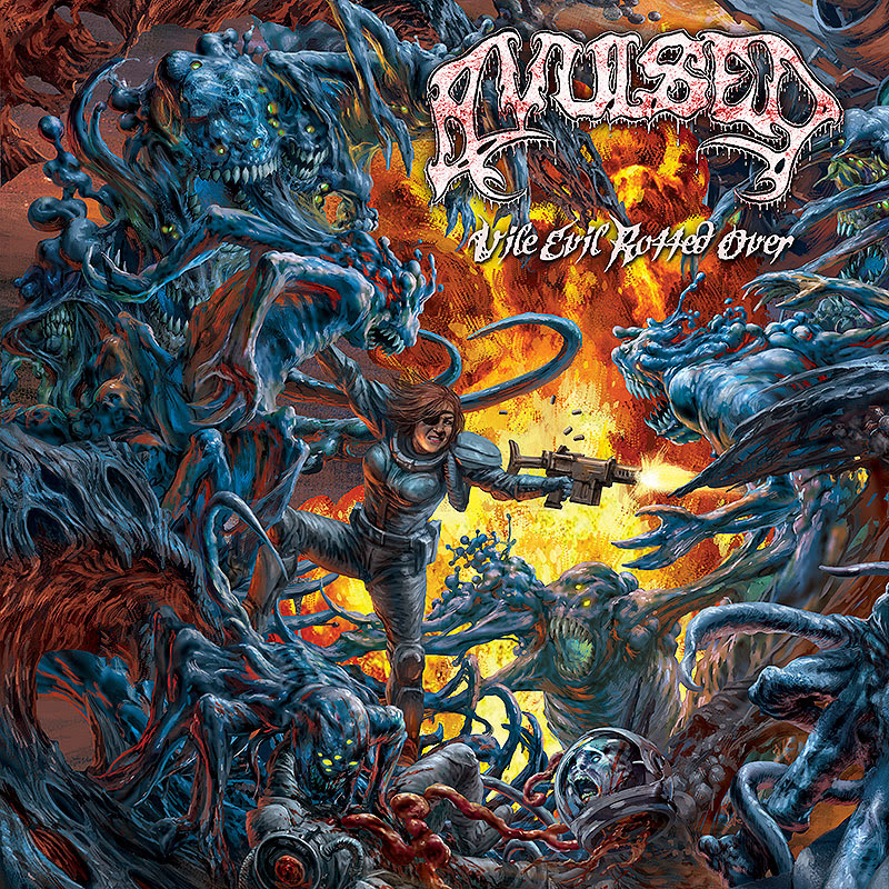 Avulsed  presenta la portada de su nuevo single «Vile Evil Rotted Over»