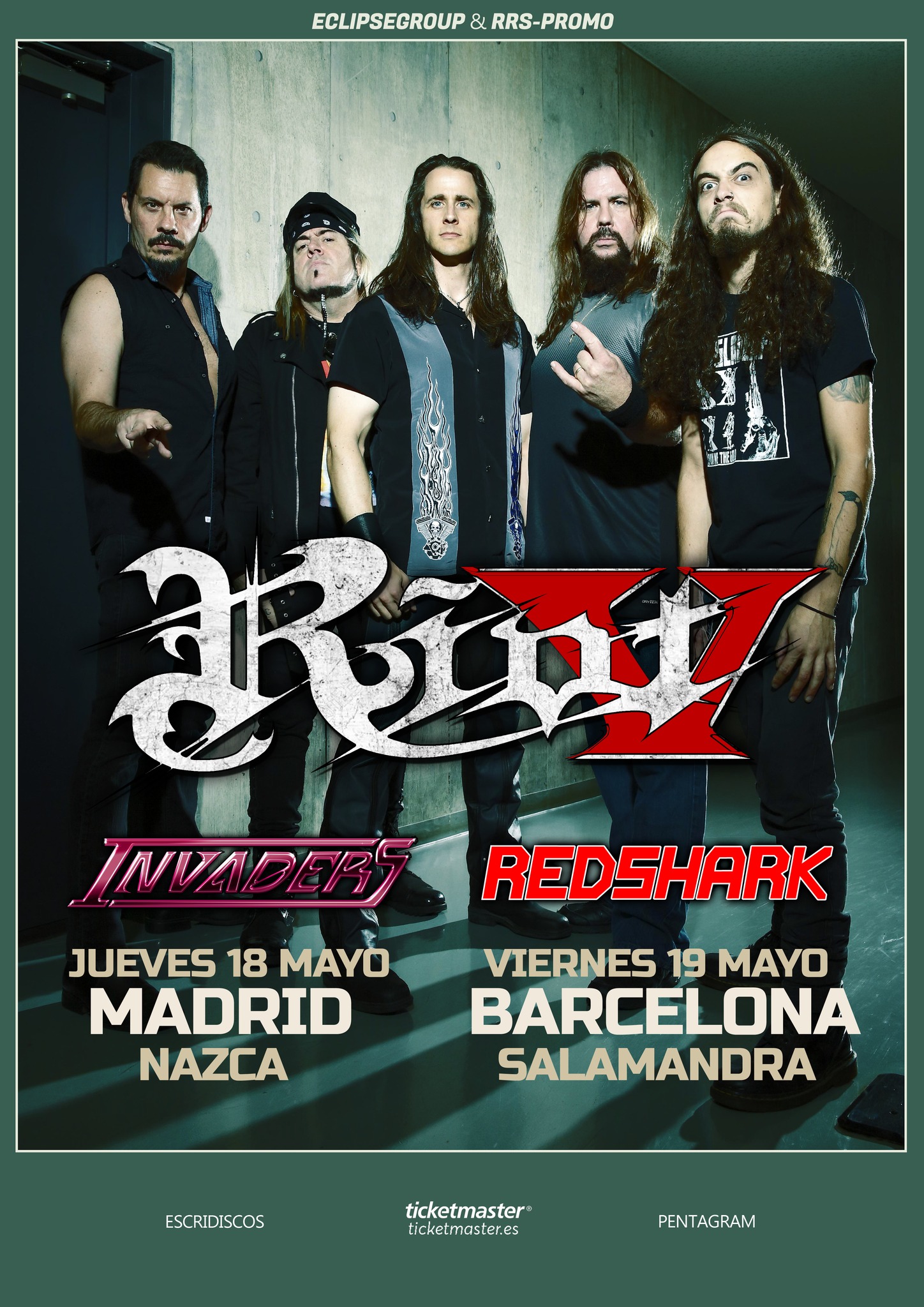 Riot V volverá a España en mayo