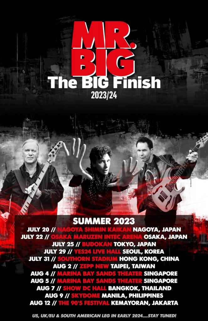 MR. BIG han anunciado su gira mundial «The Big Finish»