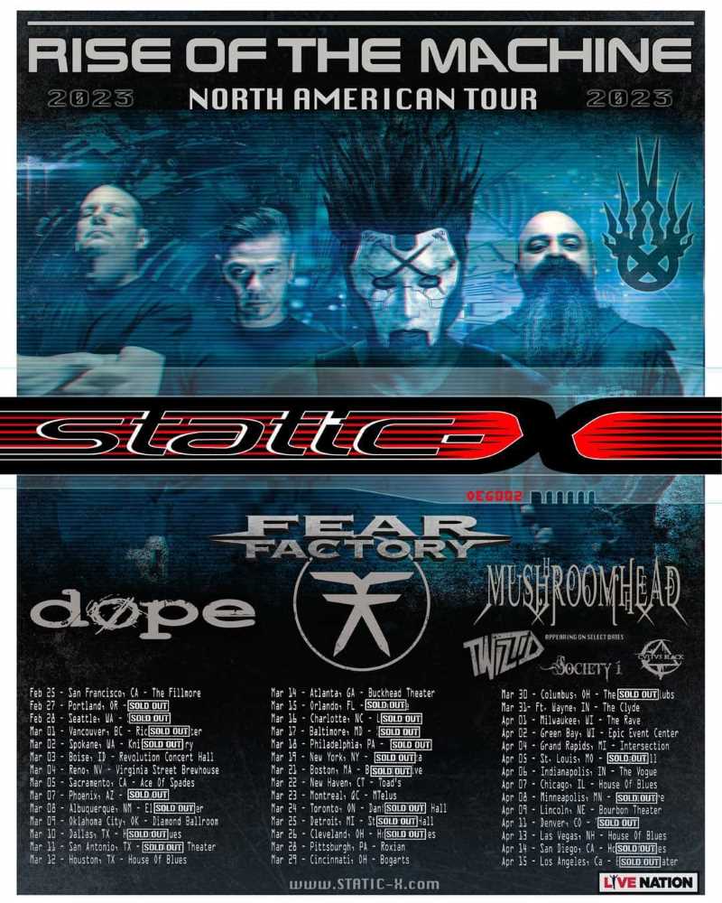 Rise Of The Machine North American Tour Rise Of The Machine North American Tour s