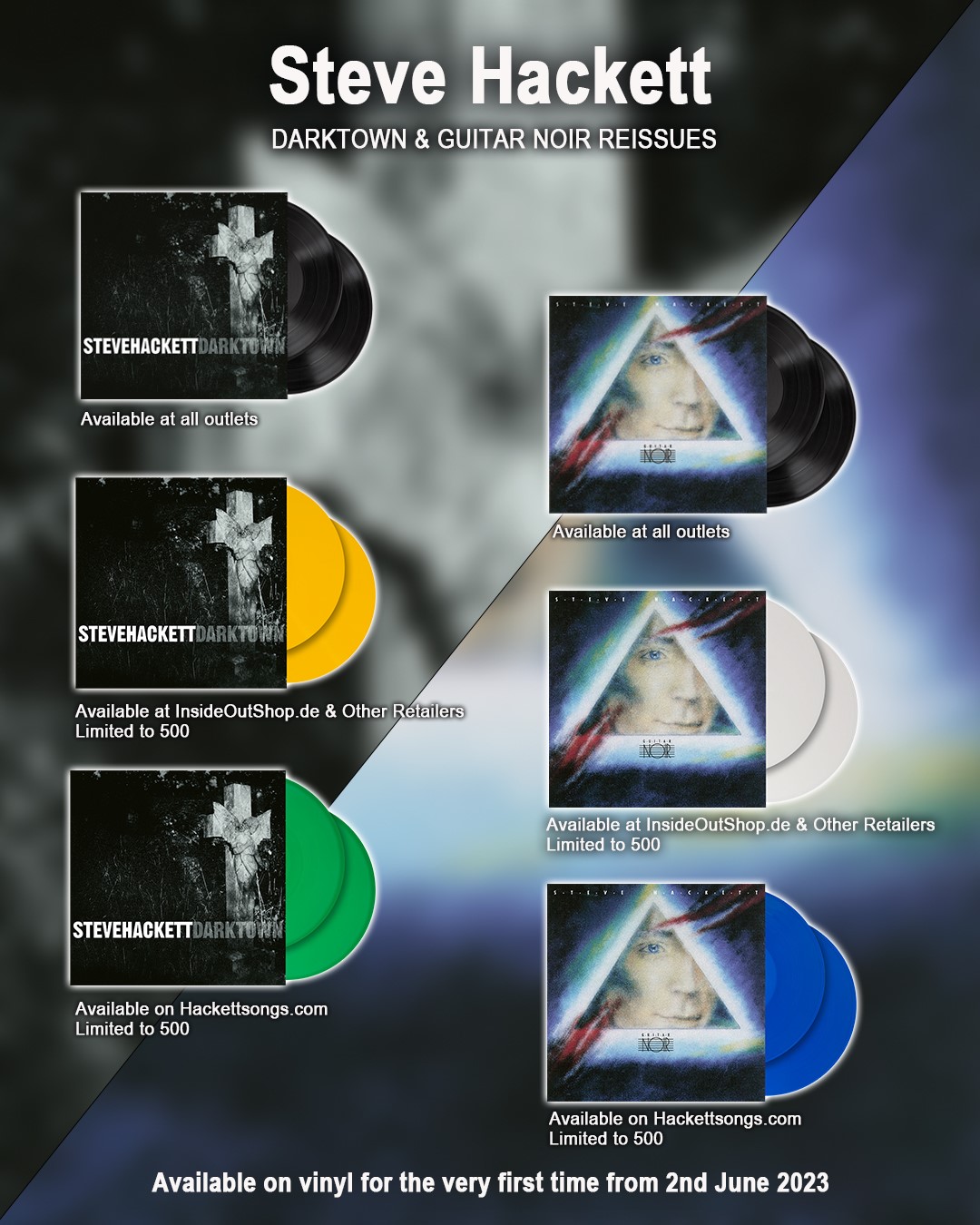 El legendario Steve Hackett anuncia una serie de reediciones de su catálogo en solitario