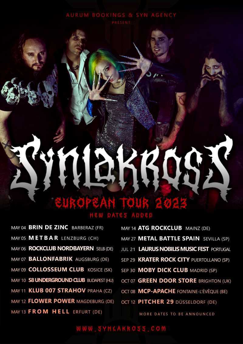 SynlakrosS actualiza las fechas de su gira europea