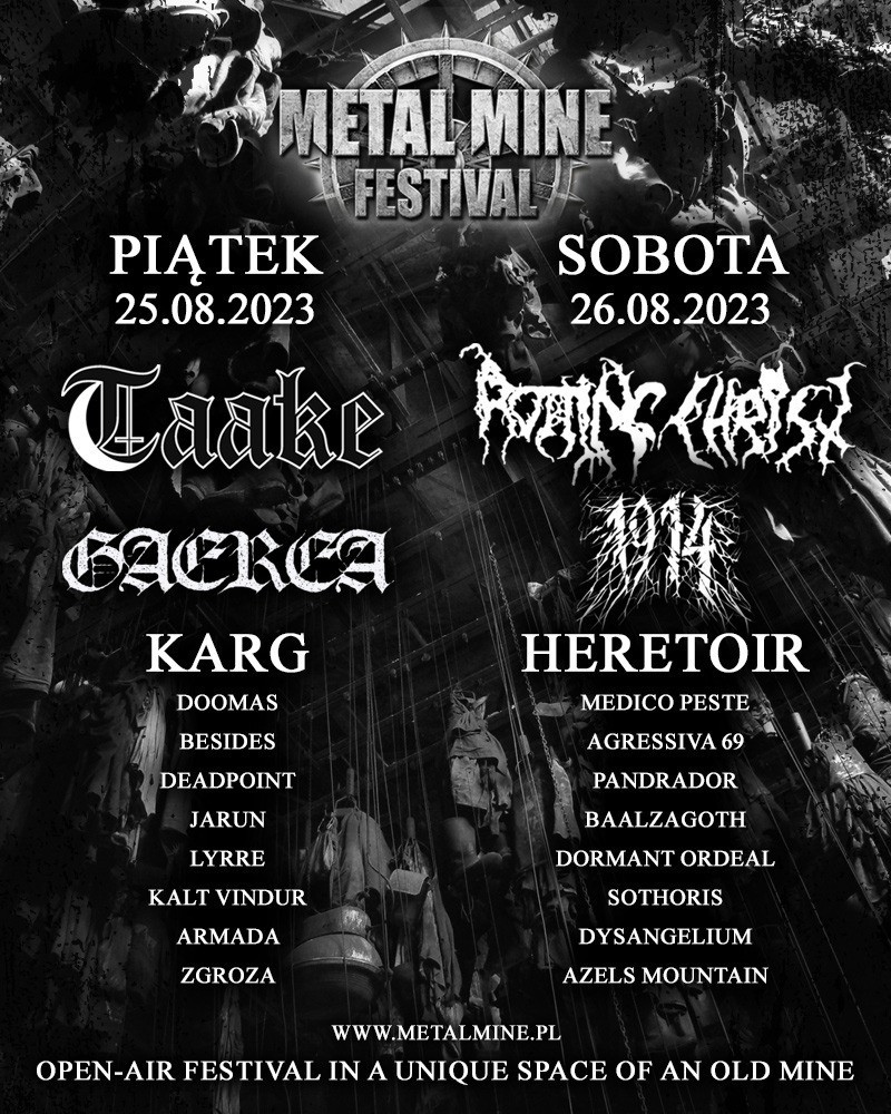 Confirmado el cartel del Metal Mine Festival 2023