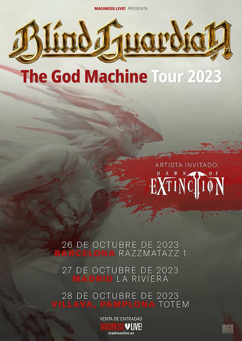 Anuncio del tour de Blind Guardian a finales de octubre