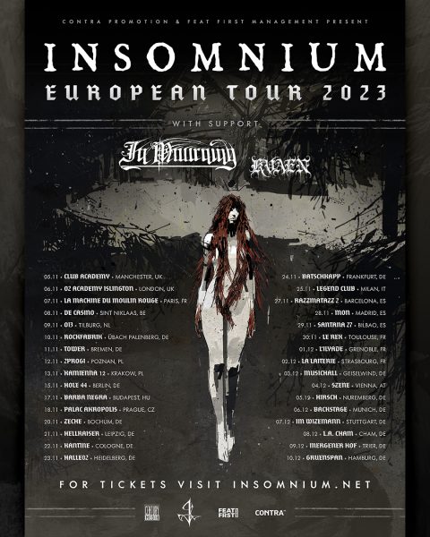 Fechas de la próxima gira europea de Insomnium