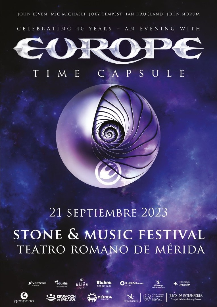 Europe en el Stone& Music Festival de Mérida