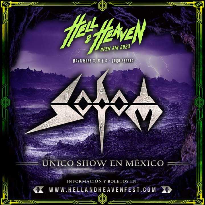 Información del Hell and Heaven Open Air 2023 de México