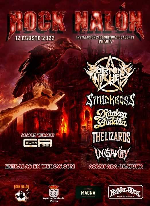 Nueva edición del Festival Rock Nalon 2023 el 12 de agosto