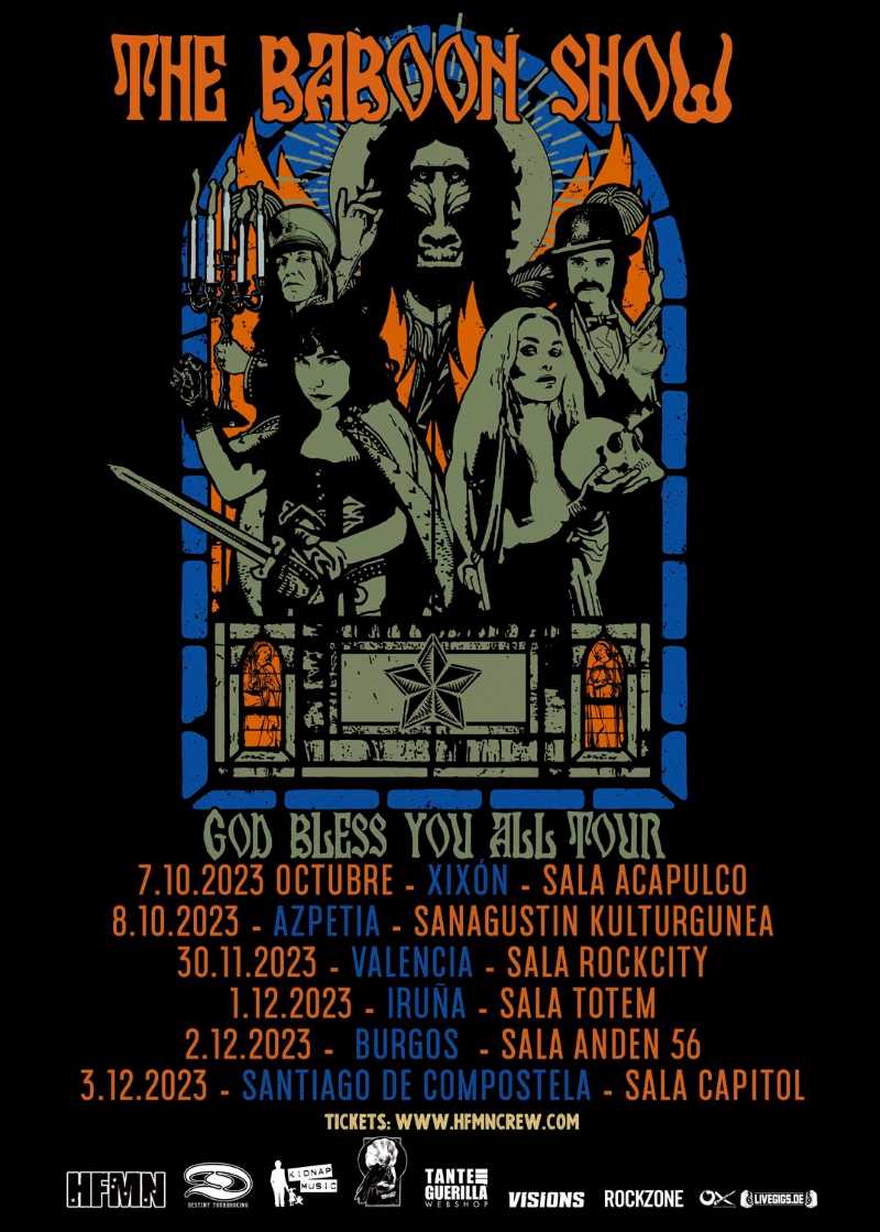 Fechas de la gira de los suecos The Baboon Show