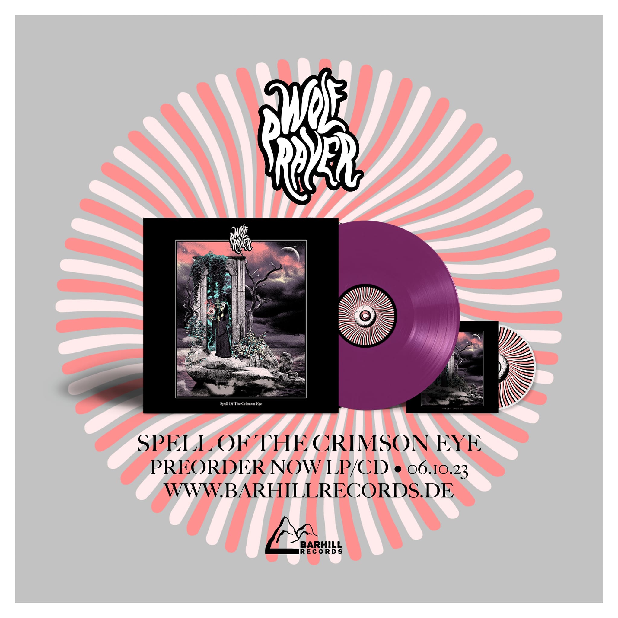 Nuevo disco de la banda de Stoner Wolf Prayer que lleva por título «Spell Of The Crimson Eye».