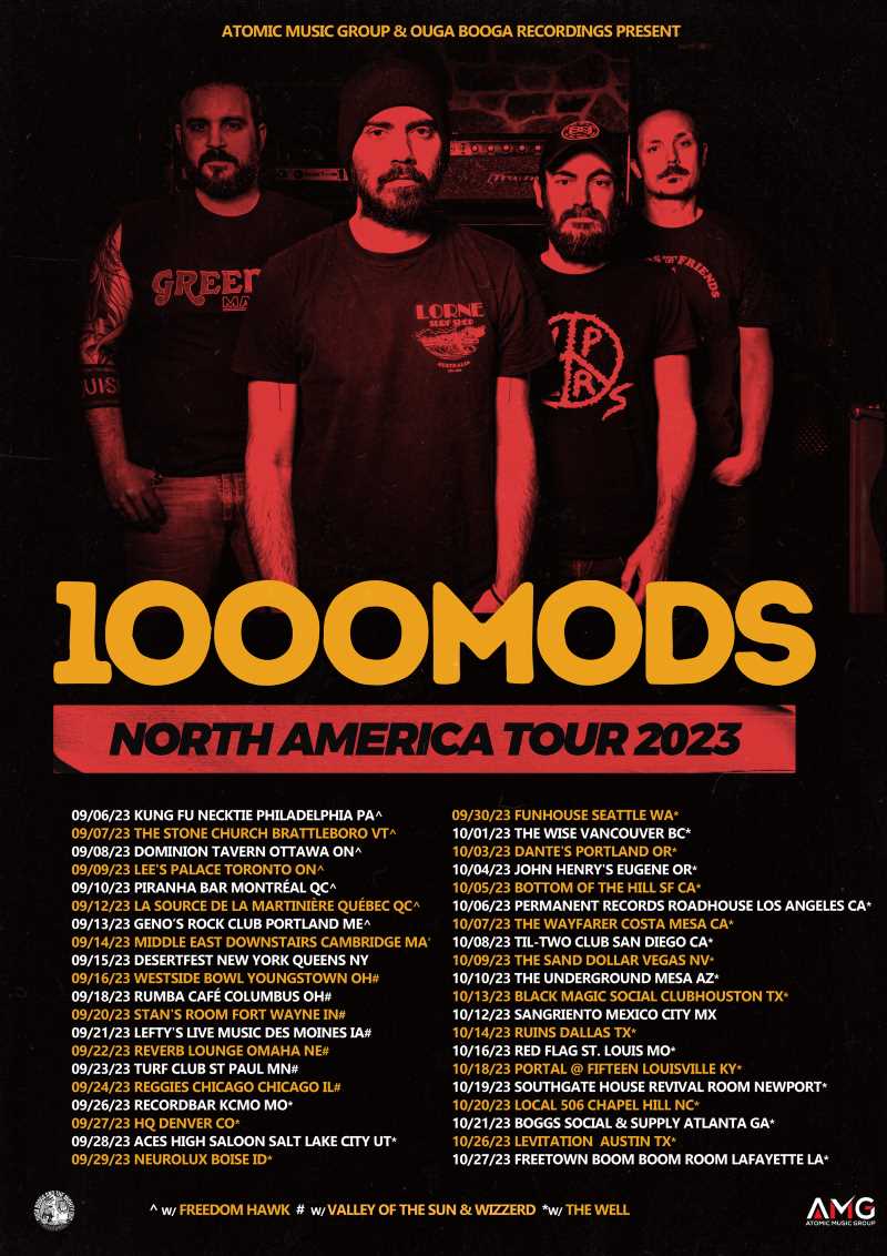 Fechas norteamericanas de 1000Mods