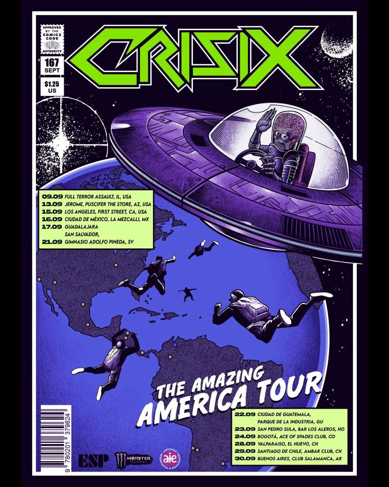 Fechas del tour americano de Crisix