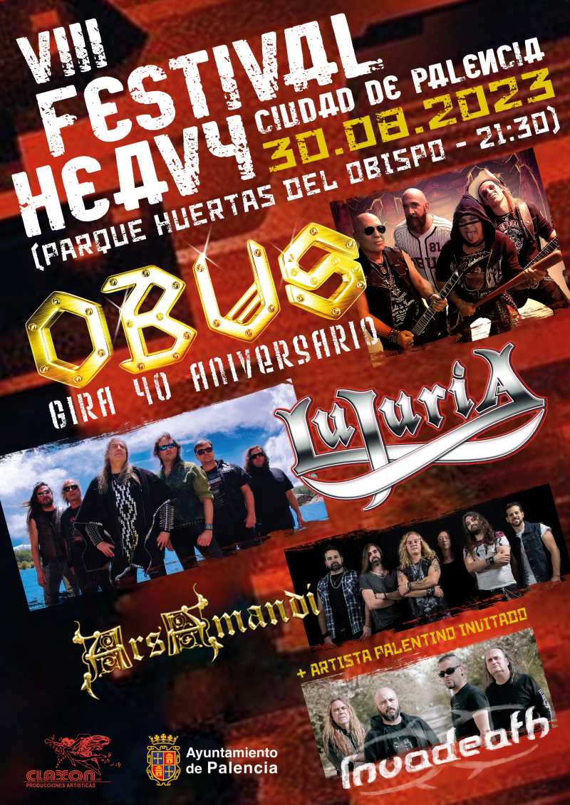 VIII Festival Heavy Palencia el próximo 30 de agosto