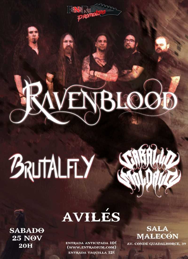 Ravenblood anuncia concierto en Avilés (Asturias) el 25 de noviembre