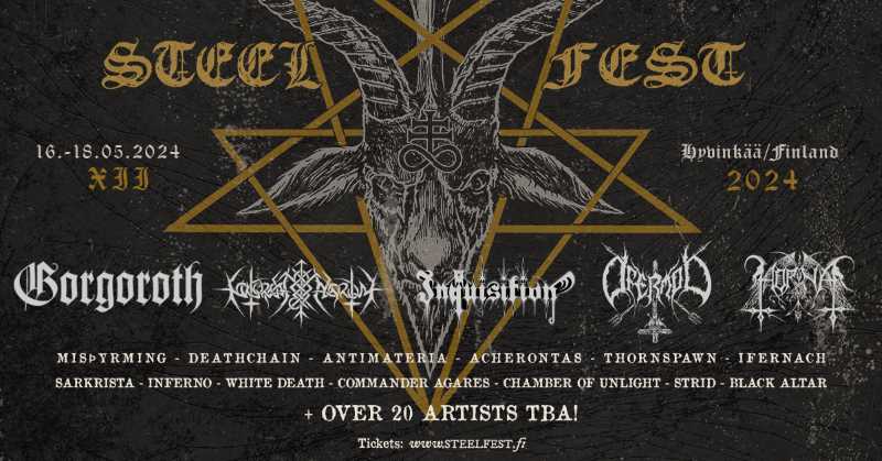 Confirmaciones del Steelfest 2024 de Finlandia