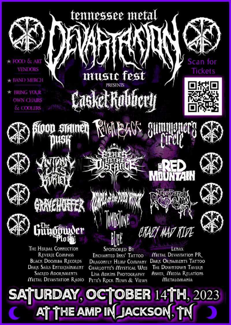 Información del Tennessee Metal Devastation Music Fest 2023