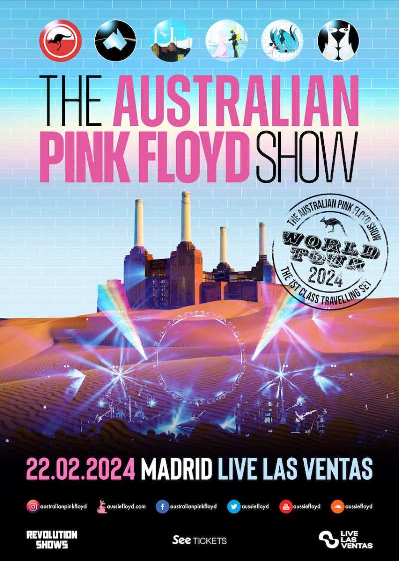 The Australian Pink Floyd Show en Madrid el 22 de febrero de 2024