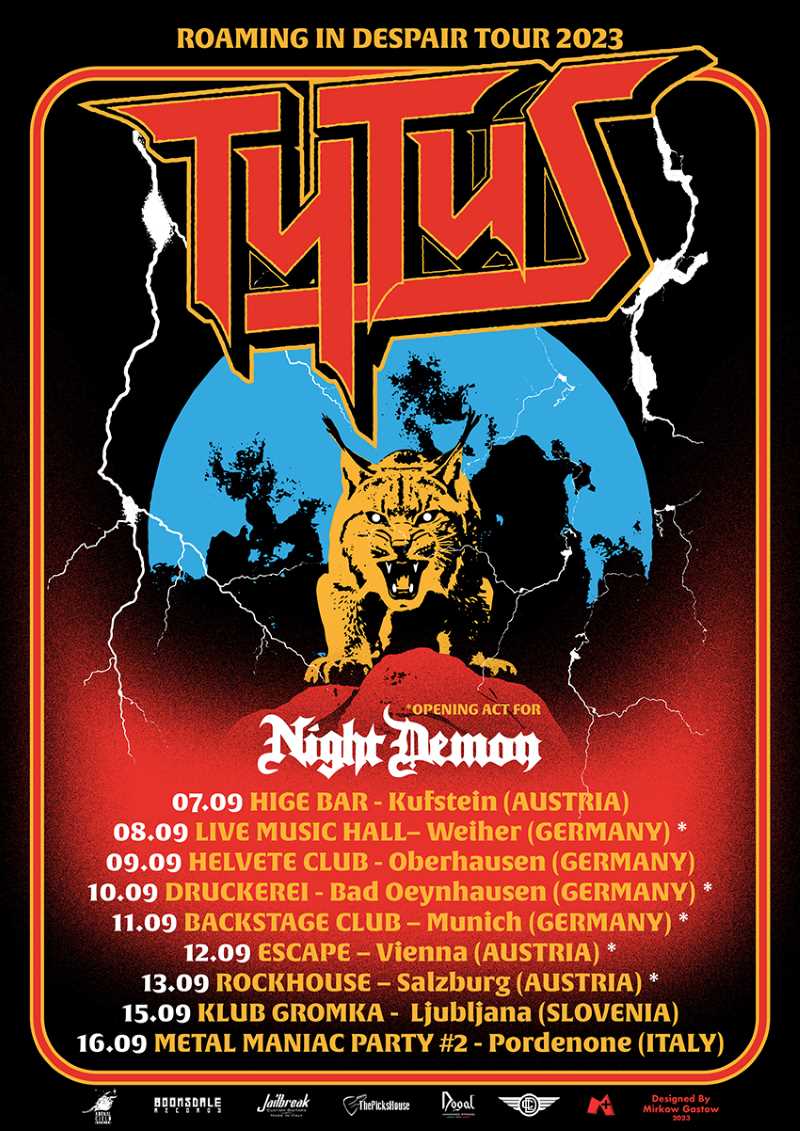 Tytus presenta su «Roaming In Despair Tour 2023»