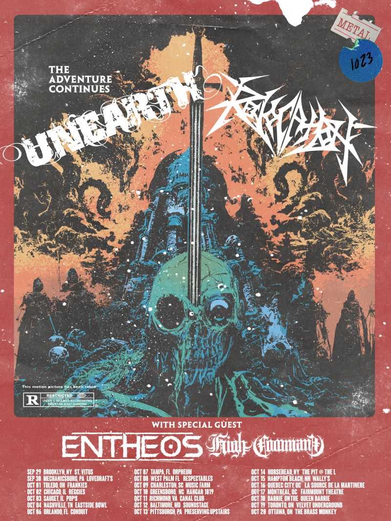 Gira conjunta de Unearth con Revocation en Estados Unidos