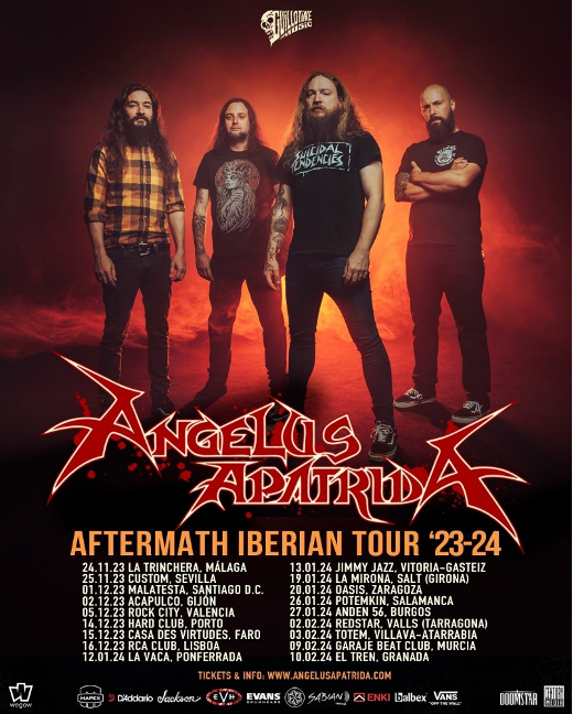 Angelus Apatrida publica su nuevo video de la canción «To Whom It May Concern» del próximo álbum «Aftermath» y anuncia una extensa Gira europea.