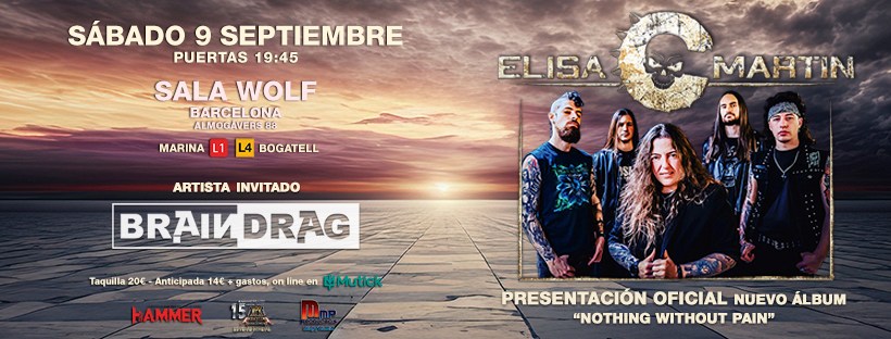 Elisa C. Martín en Barcelona el 9 de septiembre