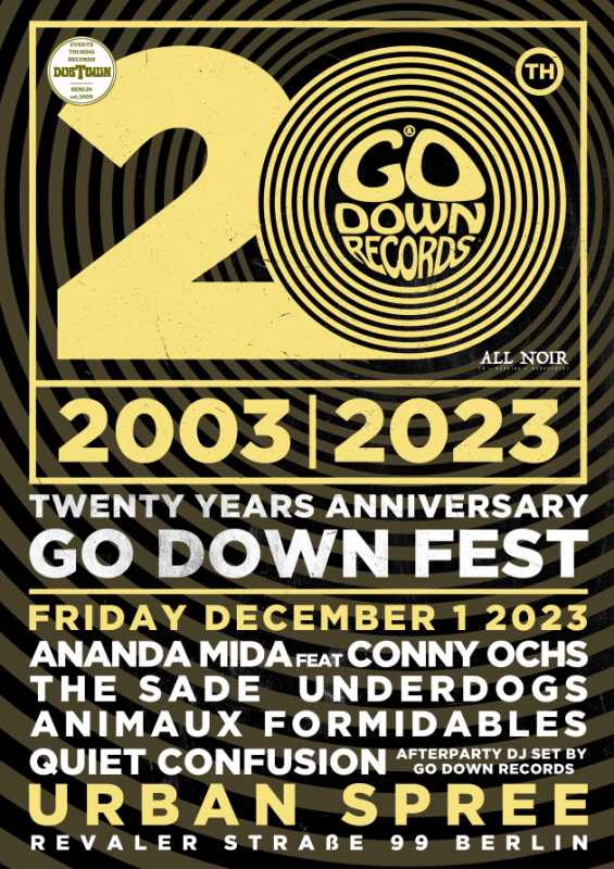 El sello italiano Go Down Records presenta su festival Go Down Fest en Berlín