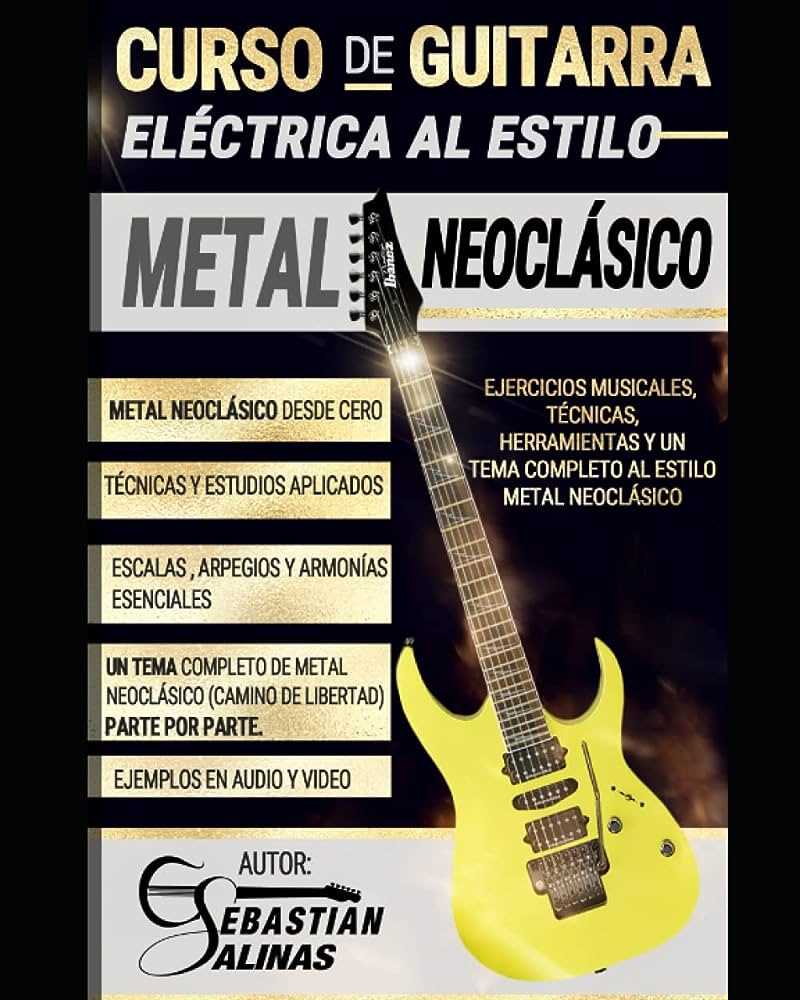 Sebastián Salinas presenta su libro “Curso de Guitarra eléctrica al estilo Metal Neoclásico”