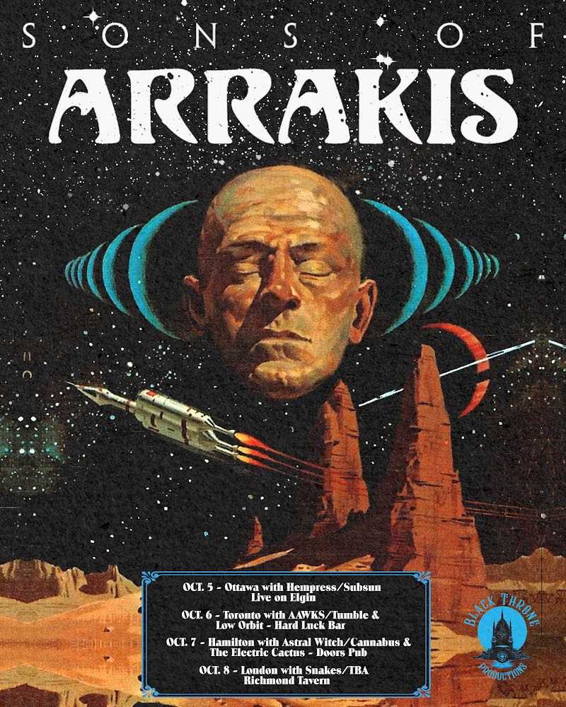 Fechas del tour por Norte América de Sons Of Arrakis