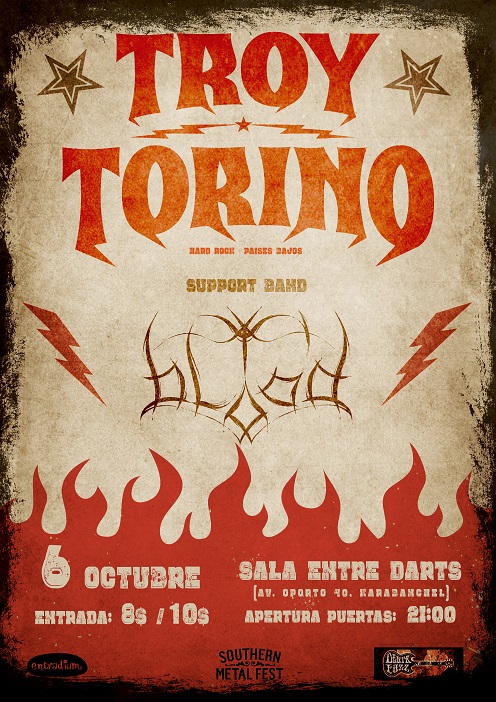 Troy Torino en Madrid el 6 de octubre