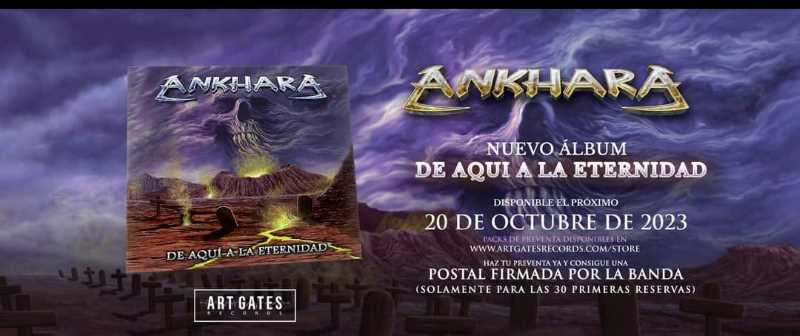 Ankhara publica su nuevo Ep llamado «De Aquí A La Eternidad»