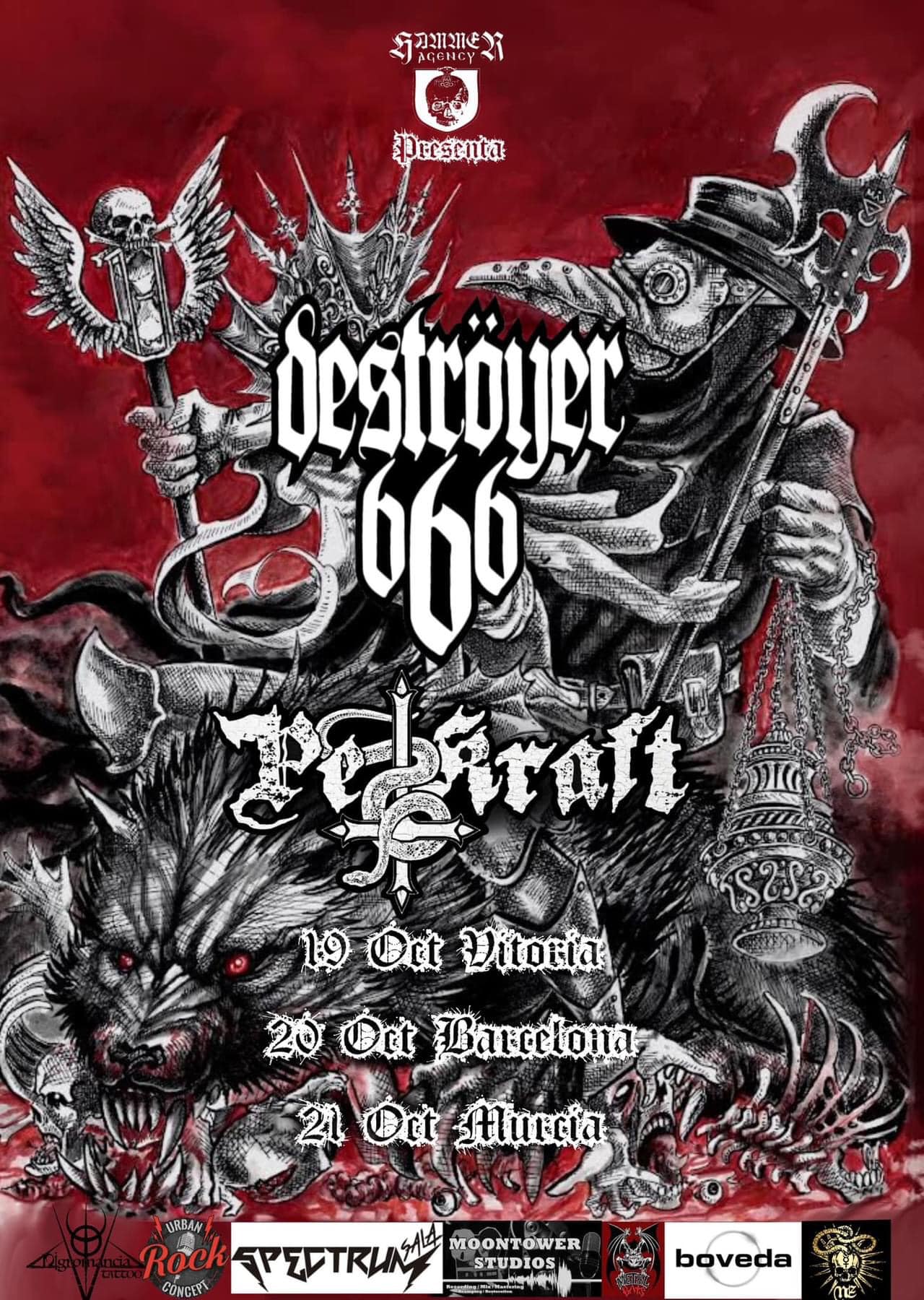 En poco más de quince días tenemos en nuestros escenarios la gira de Deströyer 666.