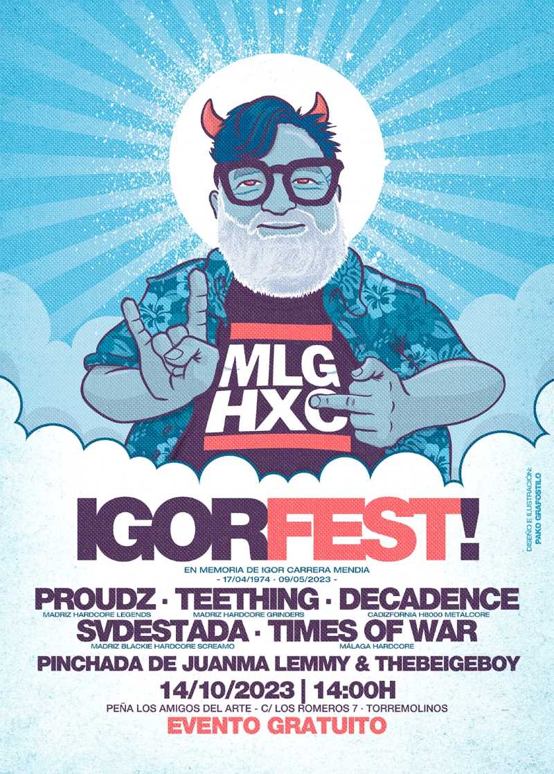 Este sábado 14 de octubre, el Igorfest en Torremolinos