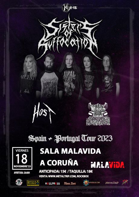 Sisters of Suffocation en A Coru&ntilde;a