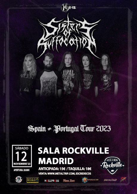 Sisters Of Suffocation el 12 de noviembre en Madrid