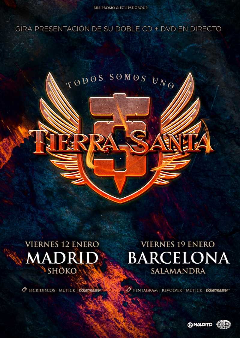 Tierra Santa anuncia conciertos en Madrid y Barcelona