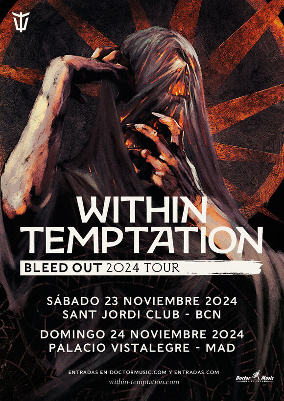 Confirmado el “Bleed Out 2024 Tour” de Within Temptation para noviembre de 2024