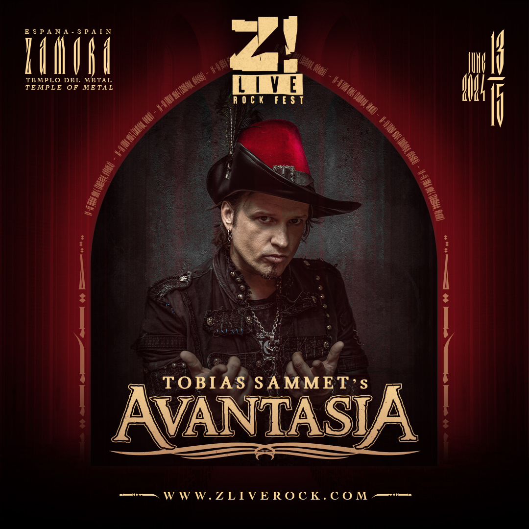 Confirmación de peso en el Z! Live Festival 2024, que anuncia a Avantasia para su próxima edición.