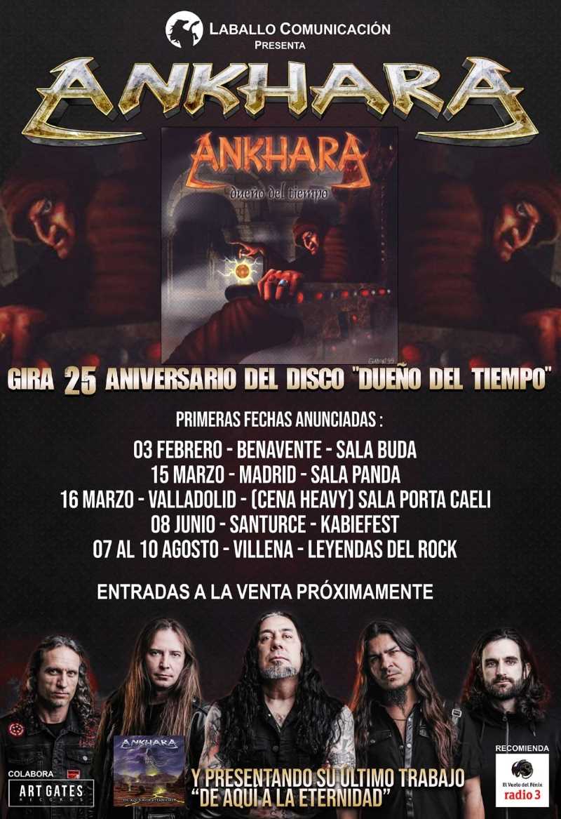 Ankhara anuncia su gira de 25 aniversario