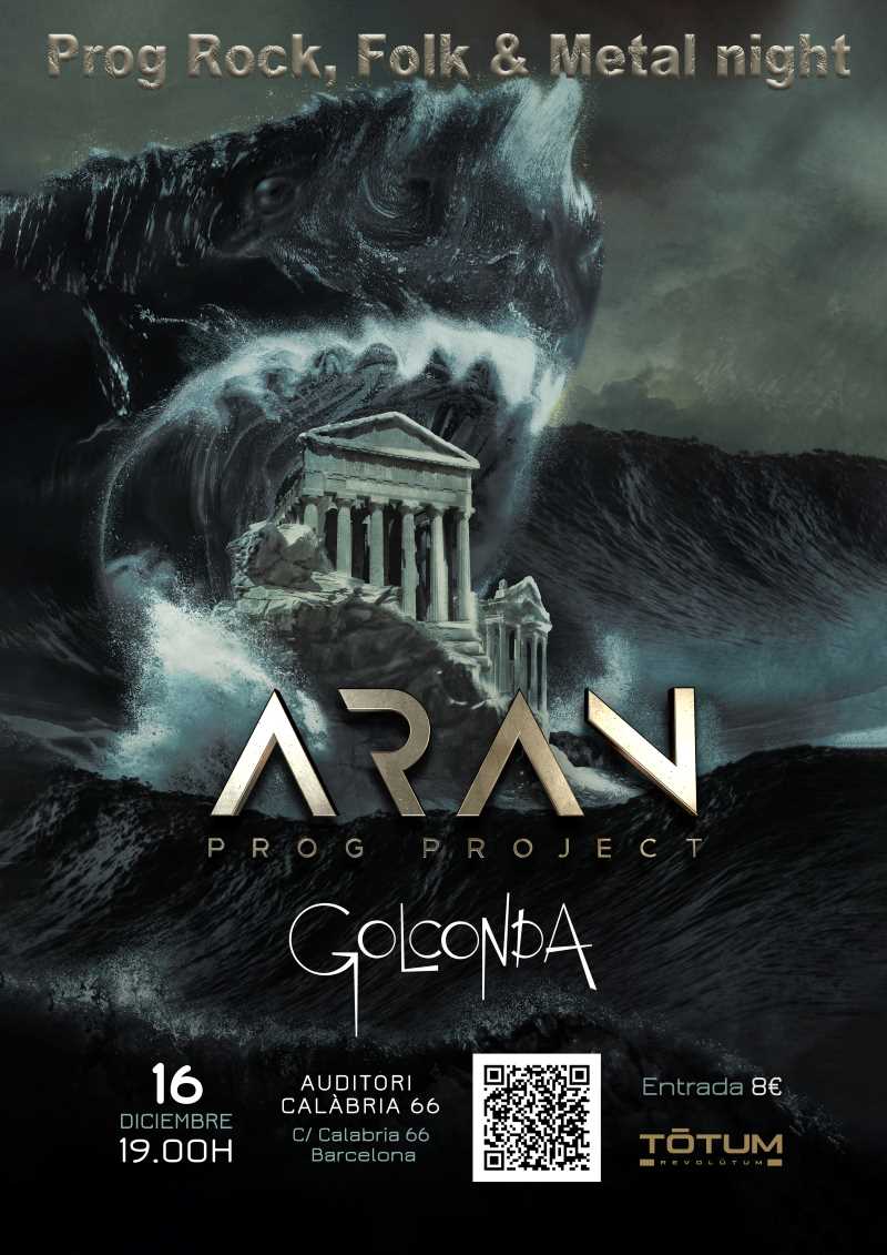 Aran Prog Project en concierto en Barcelona el 16 de diciembre