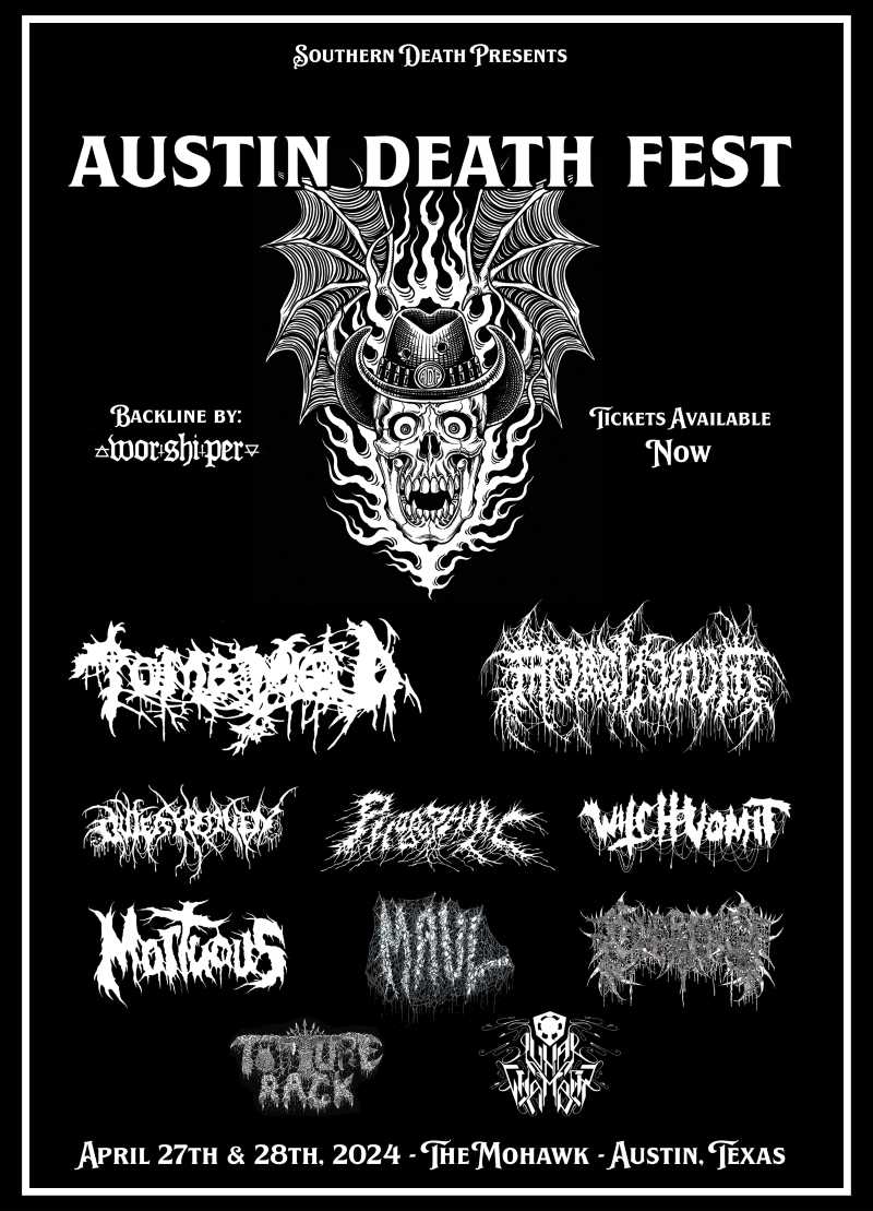 Confirmaciones del Austin Death Fest de Estados Unidos